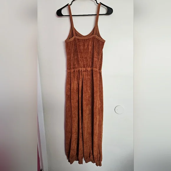 Suzie Kondi GIORGI Velour Jumpsuit CHAI color Size S - Picture 3 of 5